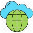 Global Cloud Cloud Global Icon