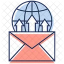 Global Communication Business Email Online Messaging Icon