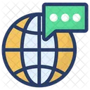 글로벌 통화 국제 통화 전세계 통신 아이콘