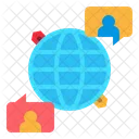 Global Communication  Icon
