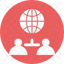 Global Communication Global Business World Wide Chat Icon