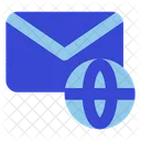 Global Communication Envelope Email Icon