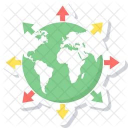 Global Communication  Icon