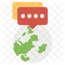 Global Communication Worldwide Communication Communication Channel Icon