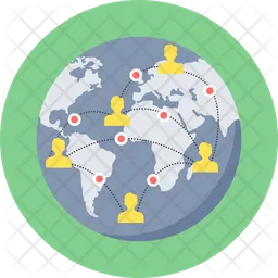 Global Communication  Icon