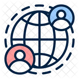 Global Communication  Icon