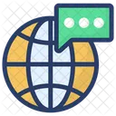 Global Call International Call Worldwide Communication Icon