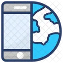 Global Call International Call Worldwide Communication Icon