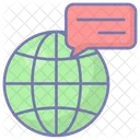 Global Communications Network Internet Icon
