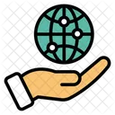 Global Community Global Network Global Connection Icon