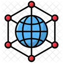 Global Network Global Connect Cyberspace Icon