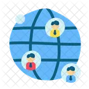 Global connection  Icon