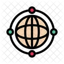 Global Connection World Icon
