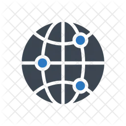 글로벌 연결  아이콘
