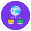 Shared Global Network Global Network Global Connection Icon