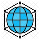 Global Connection Global Network Connection Icon