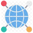 Global Connection Global Network Internet Connection Icon