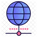 Global Connection Global Network Global Communication Icon