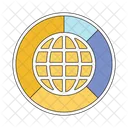 Global Connection Global Connection Flat Style Global Network Icon