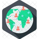 Global Connection Affiliate Network Global Connectivity Icon