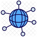 Global Connection Global Network Connection Icon