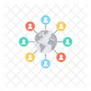 Global Connections Interacting Icon