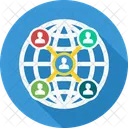 Global connectivity  Icon