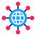 Network Icon Globe Icon