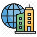 Corporate Global Candidate Job Icon