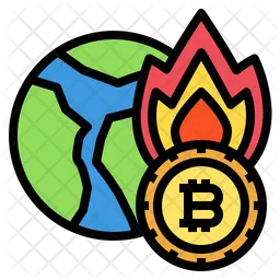 Global Crypto Fire  Icon