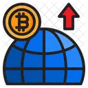 Global Cryptocurrency  Icon
