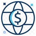 Global Currency Global Business International Business Icon