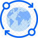 Global Connection Network Icon