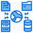 Data Network Storage Symbol