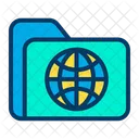 Global Globe Data Icon