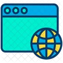 Web Webpage Global Data Icon