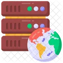 Global Storage Global Database Global Data Icon