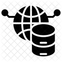 Global Database Global Server Big Data Icon