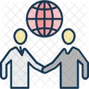 Global Deal International Business Deal Icon