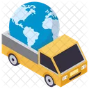 Buy Online Global Delivery International Shipping Icon