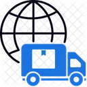 Global Delivery Parcel Logistics Icon