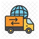 Global Delivery Shipping Worldwide Delivery Icon