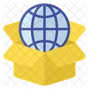 Global Delivery Worldwide Delivery Global Parcel Icon