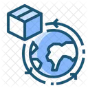 Globe Location Logistic Icon