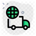 Global Delivery Truck Box Truck Icon