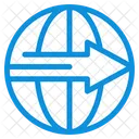 Global Delivery International Delivery International Cargo Icon