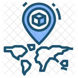 Global Delivery Location  Icon