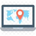 Global Destination Laptop Icon