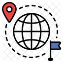 Location Direction Global Icon