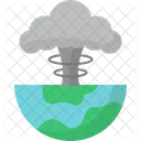 Global Disaster Natural Disaster Worldwide Crisis Icon